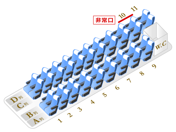 VIPライナー名古屋～高山・白川郷便 VIPライナー名古屋～高山・白川郷便座席图