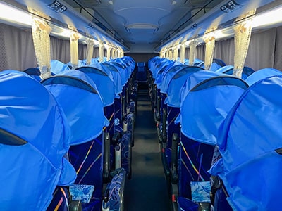 4 列标准座椅车内全景实拍(VIPライナー3便)