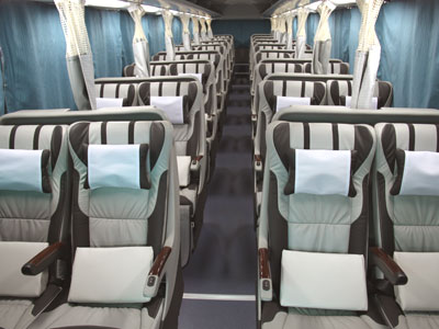 VIPライナー5便 车内全景