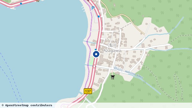 湖龙酒店 位置示意图（OpenStreetMap 快照）