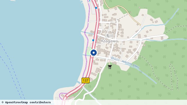 湖龙酒店 位置示意图（OpenStreetMap 快照）